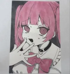 手描きイラスト　オリジナル　地雷　量産