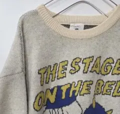 ニコアンド マコ・ロドリゲス コラボグラフィック 長袖 ニット セーター