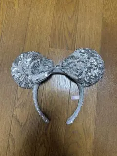 シルバー スパンコール カチューシャ