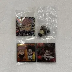 呪術廻戦 ウエハースシール 虎杖悠仁 脹相 ガチャ まとめ売り 4点セット