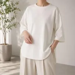 ✨美品✨ Whim Gazette Vガゼット ハーフスリーブ プルオーバーのサムネイル