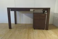 karimoku/カリモク ボナ シェルタ デスク＆ワゴン 机 学習デスク 美品のサムネイル