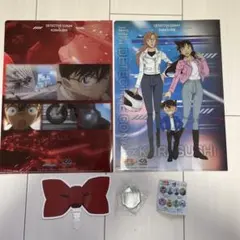 名探偵コナン　くら寿司コラボ　クリアファイル2枚　マグネット2種　附属品