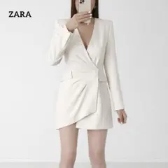 ZARA テーラード ジャケット ドレス パーティー ドレスアップ フォーマル
