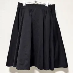 PAGEBOY ページボーイ ブラック スカート 黒 膝丈のサムネイル