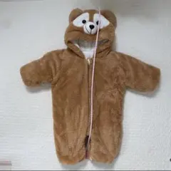 【美品】クマ 着ぐるみ 80〜90cm ダッフィー風 ベージュ