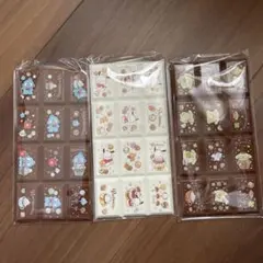 ちょこぶろっくしーる　サンリオキャラクターズ　3点セット