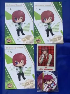 丸井ブン太 テニスの王子様 テニプリ 缶バッジ ポスカ カード 特典 グッズ