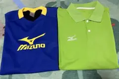 【最終値下げ】Mizuno Tシャツとポロシャツ2枚セット　サイズO