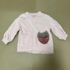 プティマイン いちごポシェット トレーナー 100㌢