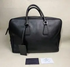 【美品】プラダ　ビジネスバッグ　トート　サフィアーノレザー　黒　ブラック　A4 楽天市場】プラダ PRADA サフィアーノ ビジネスバッグ ビジネス