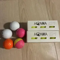 HONMA D1 ゴルフボール 混合セットのサムネイル