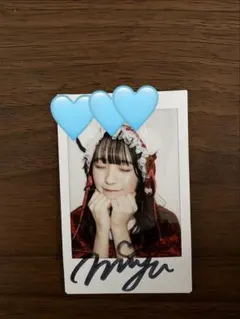 cutie street 梅田みゆ　クリスマスオン特　サイン入りチェキ