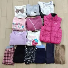 女の子　秋冬物　まとめ売り　120