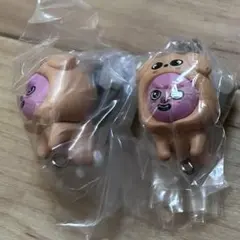skzoo ガチャ つまんでつなげてマスコット　パピーム トェッキ　*2