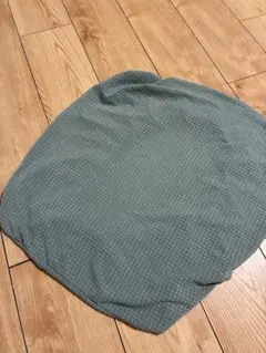 グリーンギャザー付きソファカバー