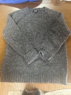 A.P.C. ダークグレー ニットセーター Sサイズ