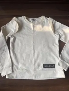 MONCLER ホワイト 長袖カットソー☆小さめ/12A150