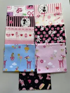 カットクロス★女の子柄★9点セット