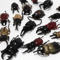 虫かごギャラリー】スズムシ＆キリギリス 鳴く 動く 昆虫 フィギュア