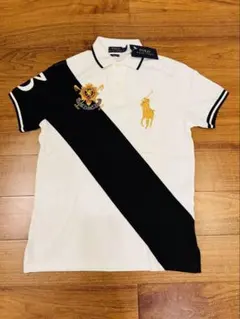 ポロラルフローレン ビッグポニーポロシャツ Sサイズ　レジメンタルストライプ
