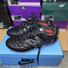 New Balance 442 サッカーシューズ ブラック/レッド