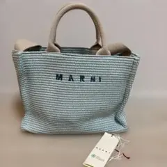 極美品 26SS 新作 マルニ チェックトート マルニカゴバック Museo