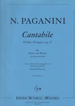 N. Paganini Cantabile D-Dur op. 17