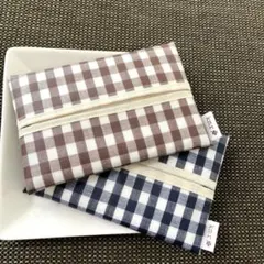 ハンドメイド作品　ラミネート　ティッシュケース①