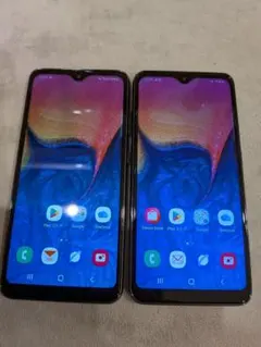 Samsung Galaxy A20 ブラック2台