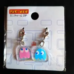 PAC-MAN 　ミニチャーム 2P　キャンドゥ