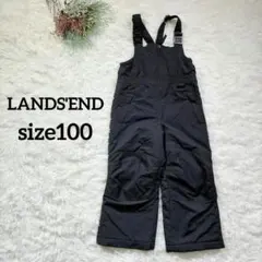 ランズエンド　スキーウェア　100cm ウィンタースポーツ用 つなぎブラック