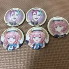 にじさんじ　缶バッジ　ビスケット