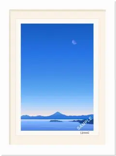 江の島と富士山【Ａ４サイズ】