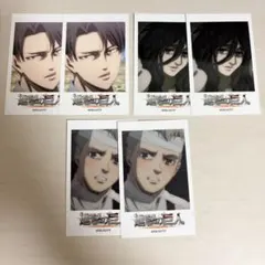 進撃の巨人 リヴァイ チェキ風カード おやすみ調査兵団 2枚セット