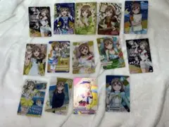 ラブライブサンシャイン 国木田花丸 ウエハースカード 14枚セット