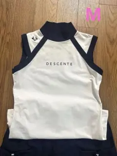 一度着用！DESCENTE GOLF レディース ノースリーブシャツ　Mのサムネイル