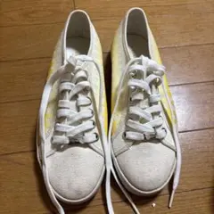 COACH スニーカー キャンバス イエロー ホワイトのサムネイル