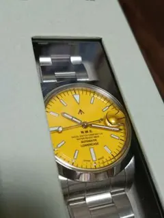 超メルカリ市限定出品NAVAL WATCH LOWERCASE 自動巻 イエローのサムネイル