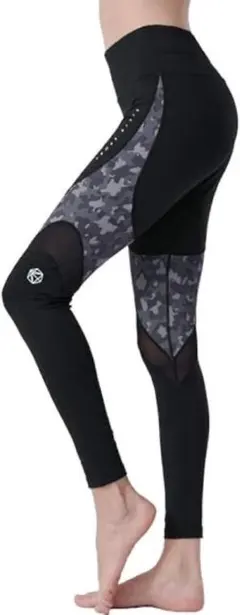 [Silik] ヨガパンツ レギンス トレーニングウェア ランニングタイツ 9分