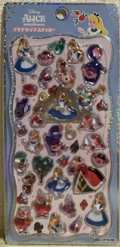 プチドロップステッカー　ディズニー　アリス　正規品