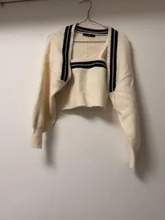 w closet ニットアンサンブル 長袖 ショート丈のサムネイル