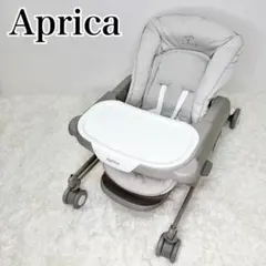 美品 Aprica ユラリズム スマートプレミアム ウィズラブ ハイローチェアのサムネイル