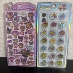 うるちゅるポップシール 日焼けキティ サンリオキャラクターズ キラコロ おはじき