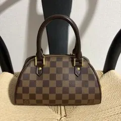 超メルカリ市】 Louis Vuitton ダミエパターン ハンドバッグ 中型 