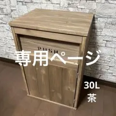 ダストボックス30L アメリカン お洒落ゴミ箱 分別 - メルカリ