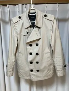 希少 BURBERRY BLACK LABEL ベージュ トレンチコート M