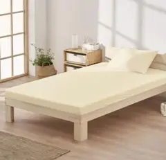 TITIROBAボックスシーツ 綿100%敷き布団カバー100X200x30cm