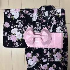 浴衣 M-Lサイズ 作り帯付き