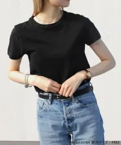 THE SHINZONE クルーネックTシャツ シンゾーン 半袖 ブラックのサムネイル